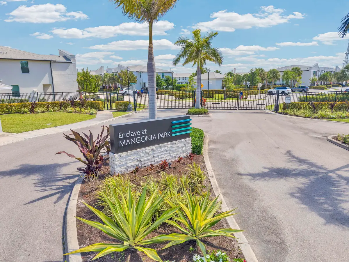 Entrance to community.