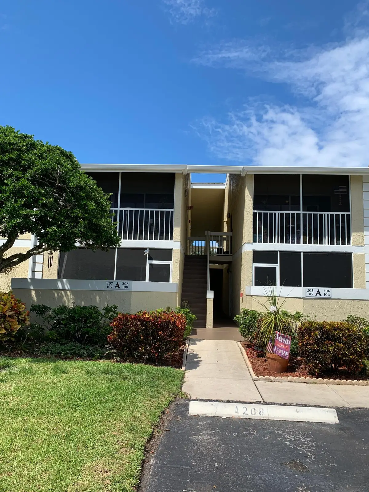 1565 RGC a108 front of condo bldg