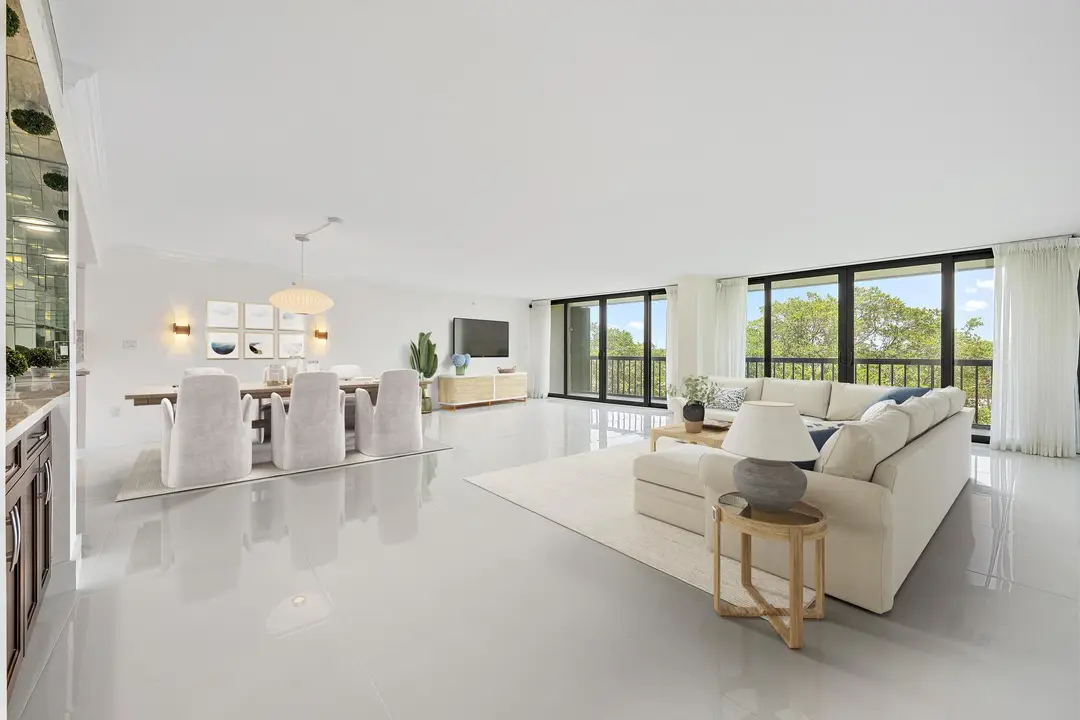 STAGED LIVING ROOM