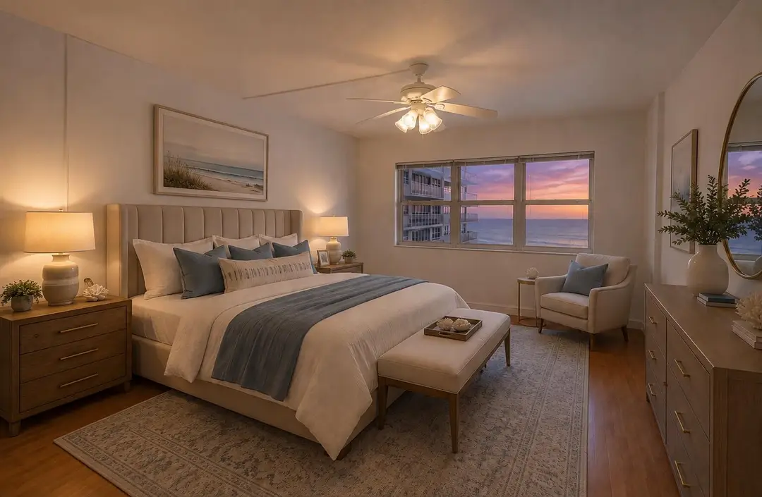sunset bedroom