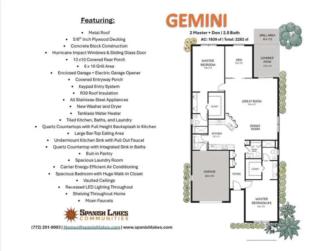 Floor Plan and Features