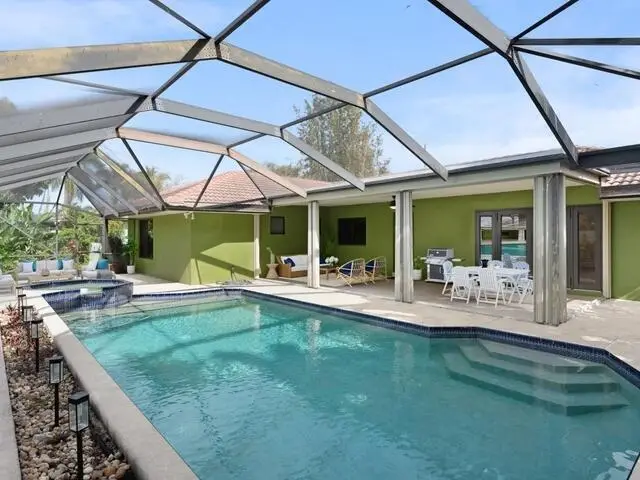Pool staged