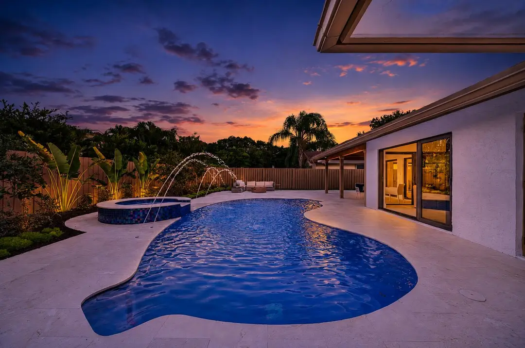 Backyard oasis