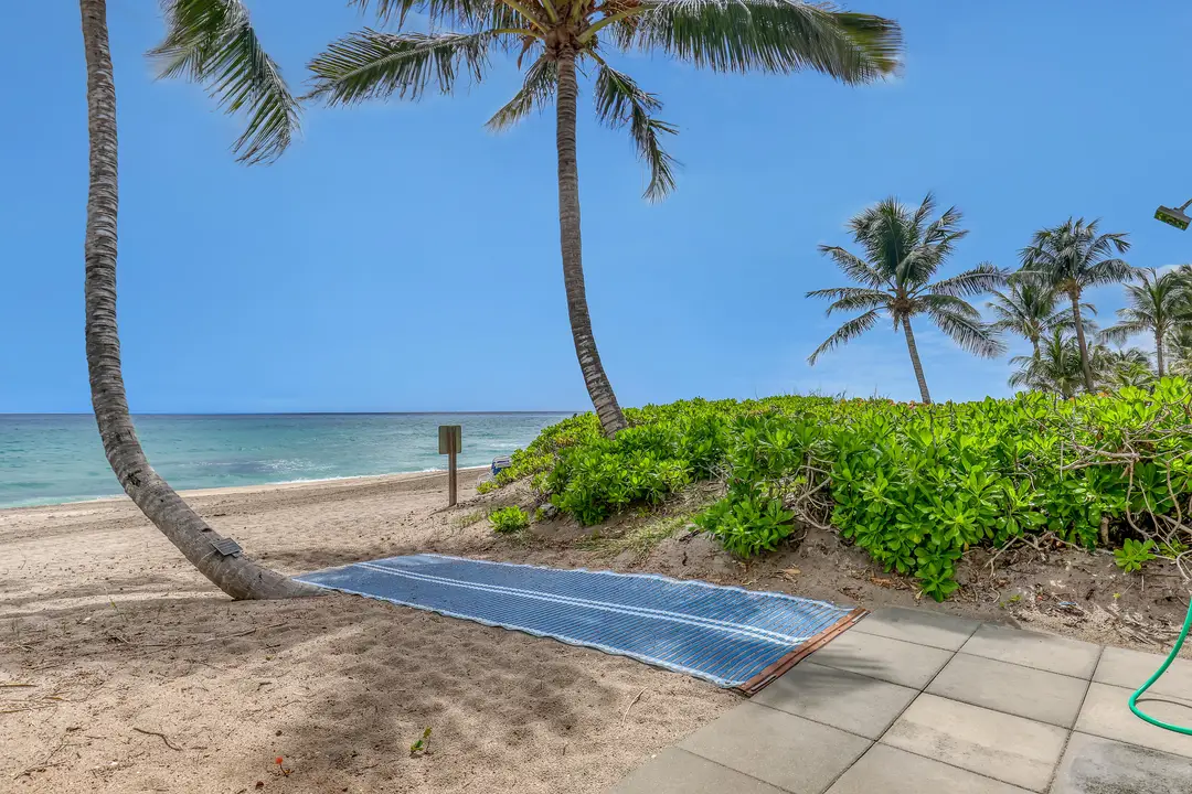 Right on the SAND!