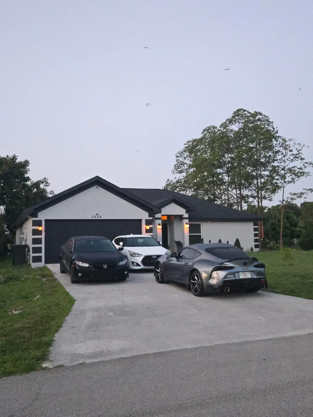 front of home